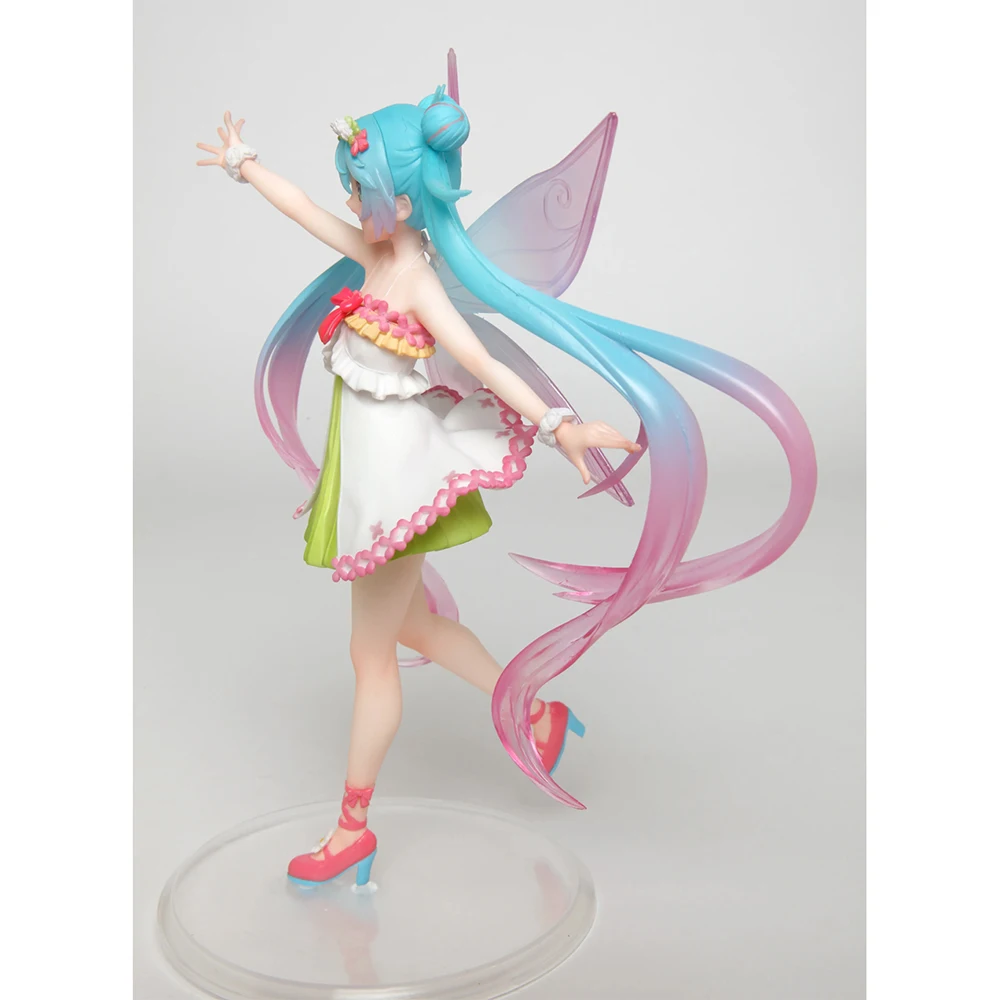 В наличии Taito оригинальный Vocaloid Hatsune Miku 3Rd Season Spring Ver. Экшн-фигурка бабочки эльфов