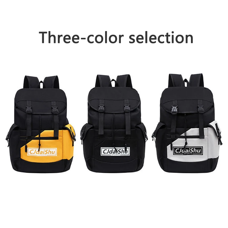 Large Capacity Men Backpack Nylon Black Patchwork Drawstring Backbag Middle High School Bags for Teenager Cool Bagpack
Large Capacity Men Backpack Nylon Black Patchwork Drawstring Backbag Middle High School Bags for Teenager Cool Bagpack