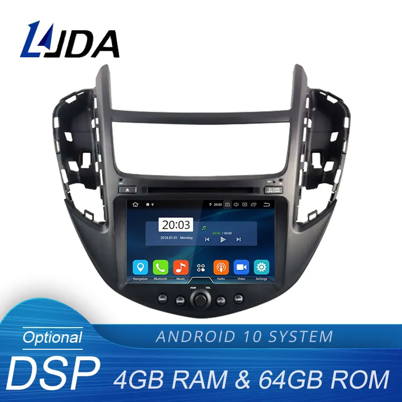 Автомобильный DVD-плеер LJDA Android 10,0 для CHEVROLET Trax 2013-2019, мультимедийный автомобильный аудио 2 Din, радио, GPS-навигация, Wi-Fi, 4 Гб + 64 ГБ 
Автомобильный DVD-плеер LJDA Android 10,0 для CHEVROLET Trax 2013-2019, мультимедийный автомобильный аудио 2 Din, радио, GPS-навигация, Wi-Fi, 4 Гб + 64 ГБ