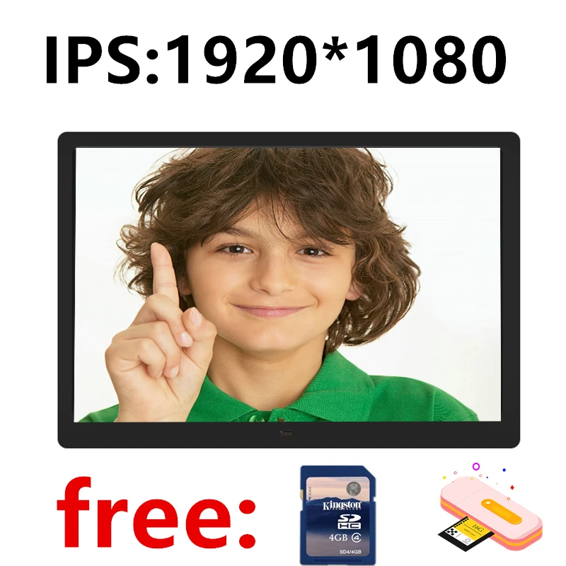 BIG IPS 13 inch Screen Backlight HD 1920*1080 Digital Photo Frame Electronic Album Picture Music Movie Full Function Good Gift
BIG IPS 13 inch Screen Backlight HD 1920*1080 Digital Photo Frame Electronic Album Picture Music Movie Full Function Good Gift