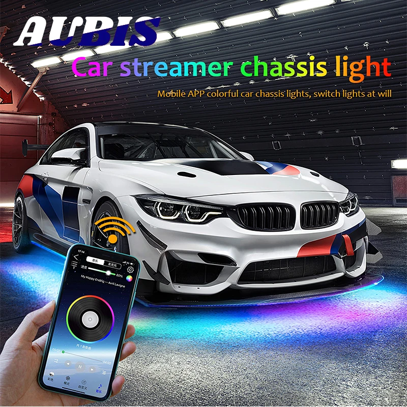 1 Suit Car Exterior LED Decoration Lights App Bluetooth Control For Car Chassis Light Strip 12V RGB Ambient Atmosphere Strip Bar
1 Suit Car Exterior LED Decoration Lights App Bluetooth Control For Car Chassis Light Strip 12V RGB Ambient Atmosphere Strip Bar