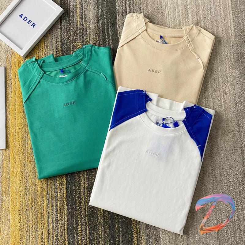 Ader Error T-shirts Oversize Embroidered Tassel Stitching Raglan Five-point Sleeves Tops Men's Women's Adererror Casual Tshirts
Ader Error T-shirts Oversize Embroidered Tassel Stitching Raglan Five-point Sleeves Tops Men's Women's Adererror Casual Tshirts