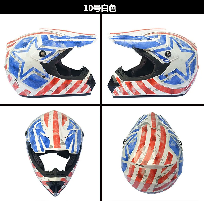 star print Super-Cool Motorcycle Off-road Helmet Motocross Helmet Full Face Helmet with gift glove mask and goggles 0408-12
star print Super-Cool Motorcycle Off-road Helmet Motocross Helmet Full Face Helmet with gift glove mask and goggles 0408-12