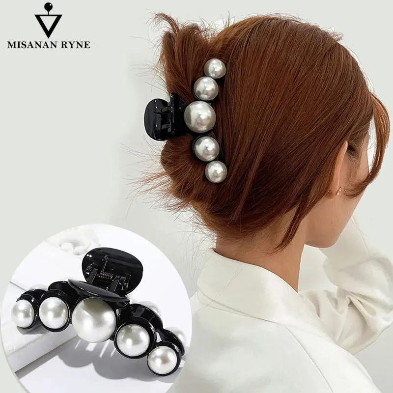 MISANDRY Fashion Pearls Big Rhinestone Hair Claw Crystal Hair Pins Women Makeup Hair Styling Barrettes Misandry Hair Accessories
MISANDRY Fashion Pearls Big Rhinestone Hair Claw Crystal Hair Pins Women Makeup Hair Styling Barrettes Misandry Hair Accessories