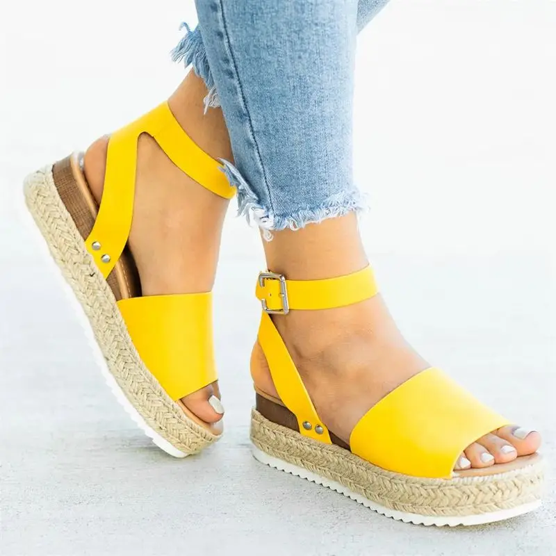 Summer Sandals Casual Shoes for Women High Heels Sandals Shoes Woman Wedges Flat Platform Buckle Strap 2019 Plus Size Sandals
Summer Sandals Casual Shoes for Women High Heels Sandals Shoes Woman Wedges Flat Platform Buckle Strap 2019 Plus Size Sandals