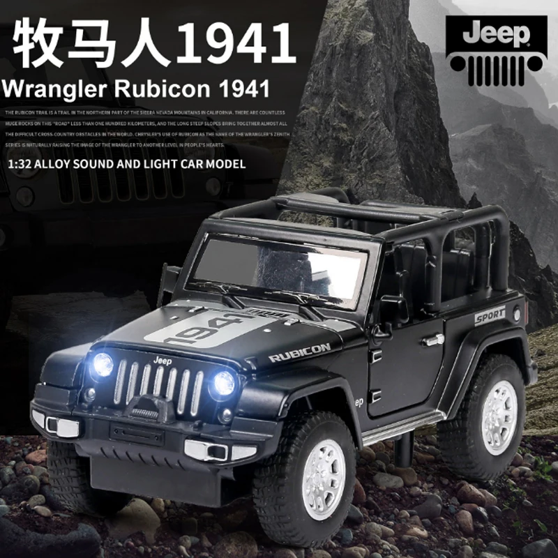 KIDAMI 1:32 Toy Car Model Diecast Metal Wheels Wrangler SUV Simulation Music Light Pull Back Car Collection Kids Boys Toy Gift
KIDAMI 1:32 Toy Car Model Diecast Metal Wheels Wrangler SUV Simulation Music Light Pull Back Car Collection Kids Boys Toy Gift