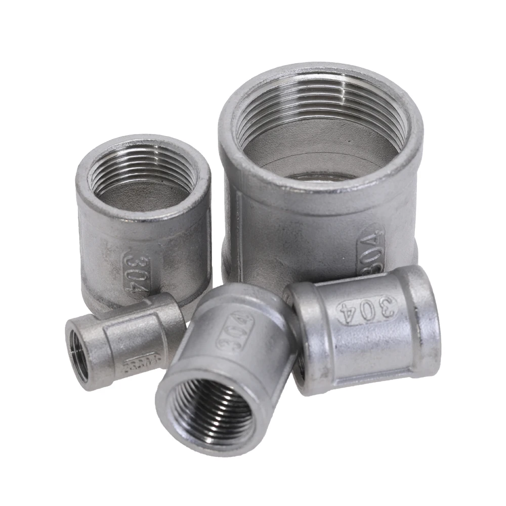 304 Stainless Steel Female Thread Pipe Fittings 1/4'' 3/8" 1/2'' DN8 DN10 DN15 DN20 Straight Jointer Pipe Connection Adapter
304 Stainless Steel Female Thread Pipe Fittings 1/4'' 3/8" 1/2'' DN8 DN10 DN15 DN20 Straight Jointer Pipe Connection Adapter
