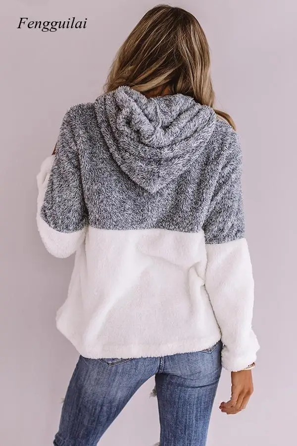 Hoodies Women Splicing Sweatshirts Oversized Korean Style Pullover Casual Hooded Streetwear Long Sleeve Warm Tops Winter Clothes
Hoodies Women Splicing Sweatshirts Oversized Korean Style Pullover Casual Hooded Streetwear Long Sleeve Warm Tops Winter Clothes