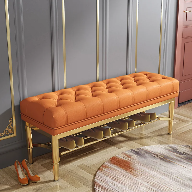 TT Shoe Changing Stool Home Doorway American Light Luxury Sofa Stool Modern Minimalist Door Soft Bag Cushion Genuine Leather Bed
TT Shoe Changing Stool Home Doorway American Light Luxury Sofa Stool Modern Minimalist Door Soft Bag Cushion Genuine Leather Bed