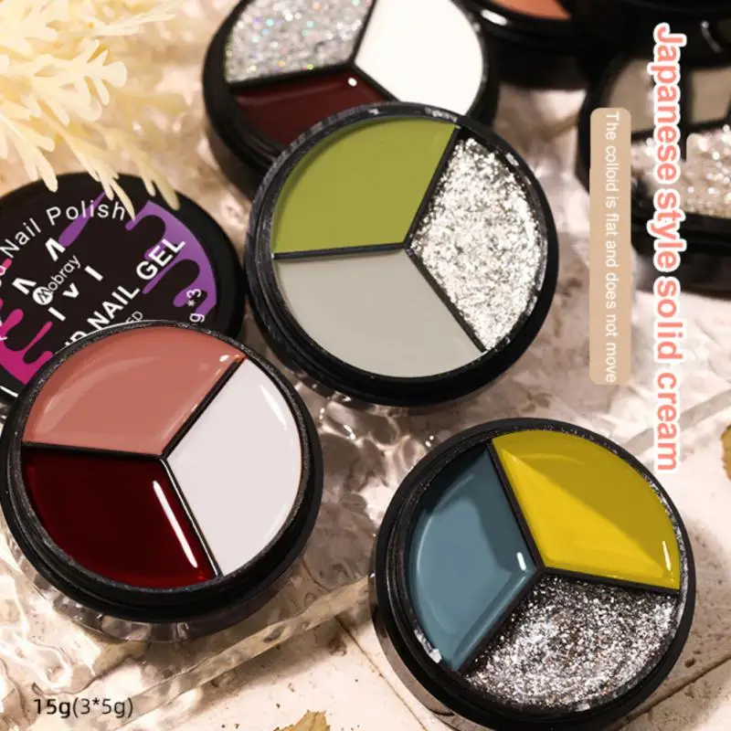 3 Color Solid Nail Polish Mud Gel Canned Full Coverage Pure Color Paint DIY Nail Art Gel Polish Manicure LED Varnishes UV Gel
3 Color Solid Nail Polish Mud Gel Canned Full Coverage Pure Color Paint DIY Nail Art Gel Polish Manicure LED Varnishes UV Gel