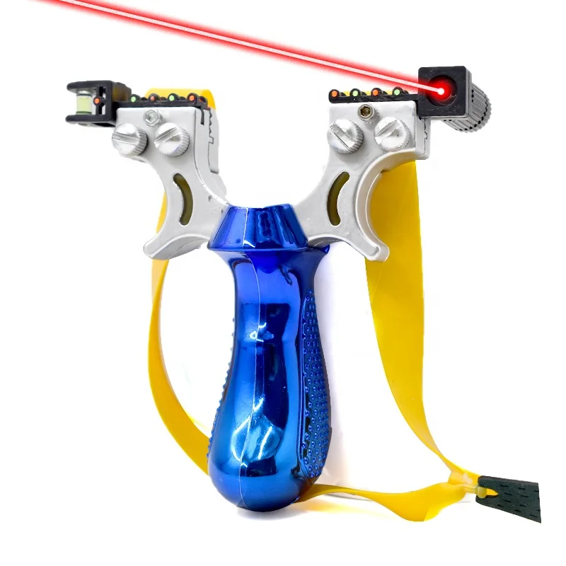 Powerful Outdoor Hunting Game Catapult The New Laser Aiming Slingshot Resin Material Flat Rubber Bands
Powerful Outdoor Hunting Game Catapult The New Laser Aiming Slingshot Resin Material Flat Rubber Bands