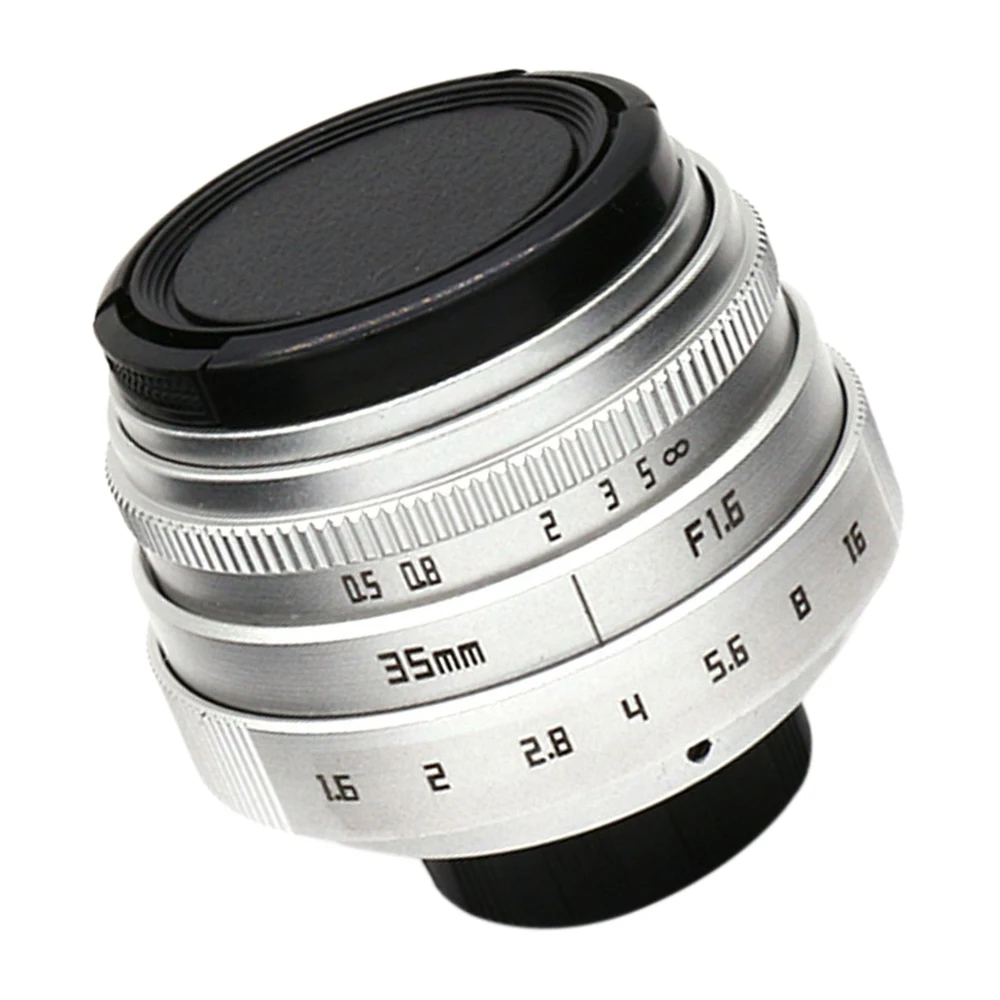 35 мм F1.6 C крепление объектива камеры с переходным кольцом для Sony ≤7s/≤7r/≤7 II/ NEX 6/ 5R/