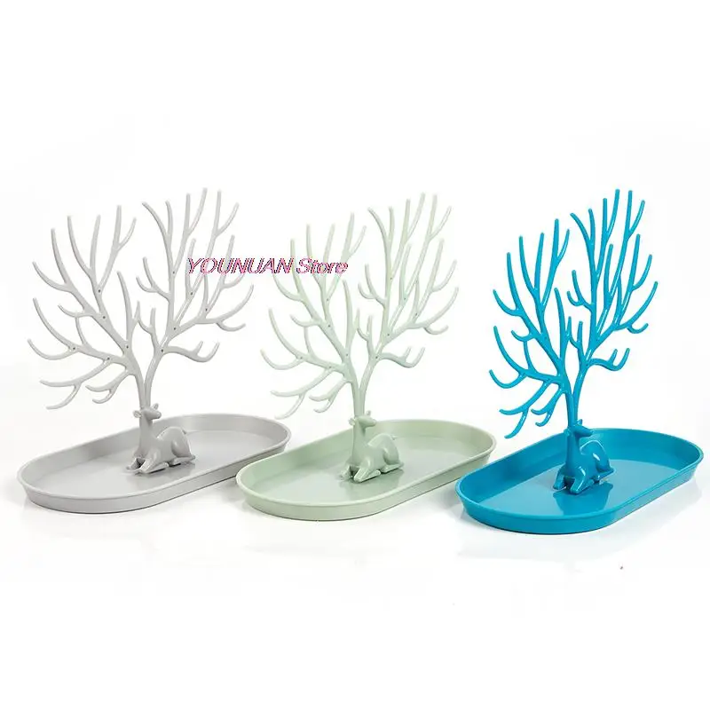 Home Jewelry Holder Deer Tree Necklace Racks Ring Bracelet Storage Display Stand Ring Jewelry Organizer Holder Make Up Decor
Home Jewelry Holder Deer Tree Necklace Racks Ring Bracelet Storage Display Stand Ring Jewelry Organizer Holder Make Up Decor
