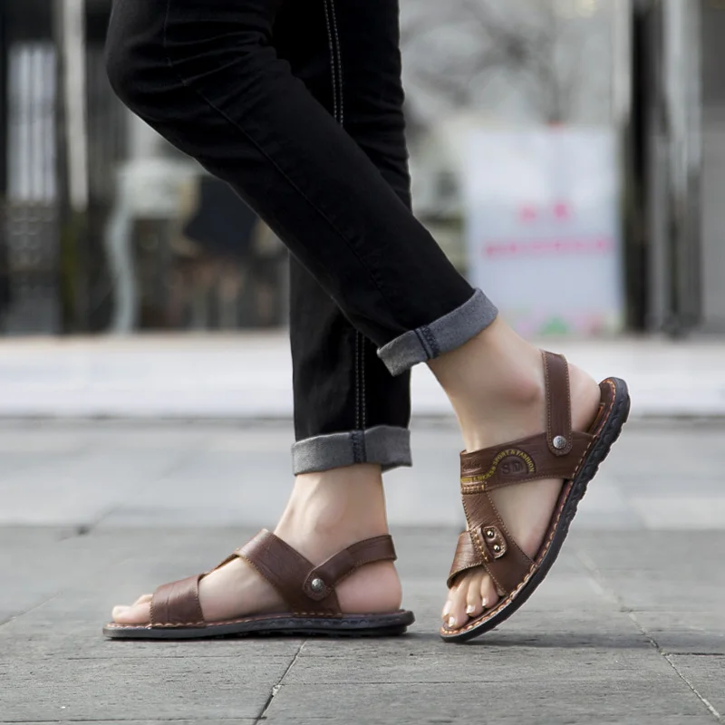 Work Sandals Sandalias Transpirables Shoes Men Sandals Sandles For Beach Sandal Cuero Sandalia Rasteira Sandalen Herren
Work Sandals Sandalias Transpirables Shoes Men Sandals Sandles For Beach Sandal Cuero Sandalia Rasteira Sandalen Herren