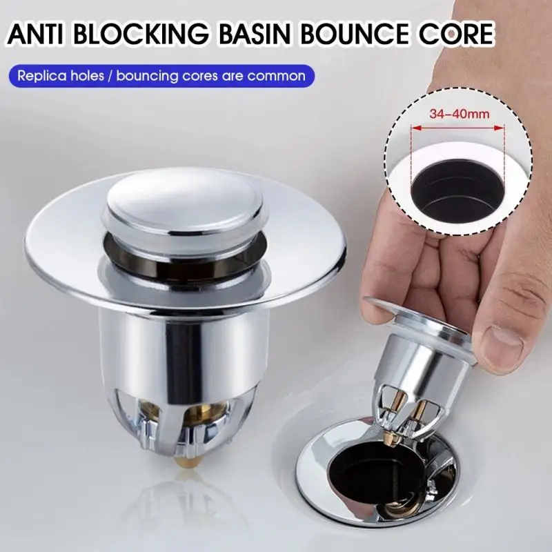 2021 New Universal Copper Pop-Up Bounce Core Basin Drain Filter Hair Catcher Deodorant Bath Stopper Kitchen Bathroom Tool
2021 New Universal Copper Pop-Up Bounce Core Basin Drain Filter Hair Catcher Deodorant Bath Stopper Kitchen Bathroom Tool