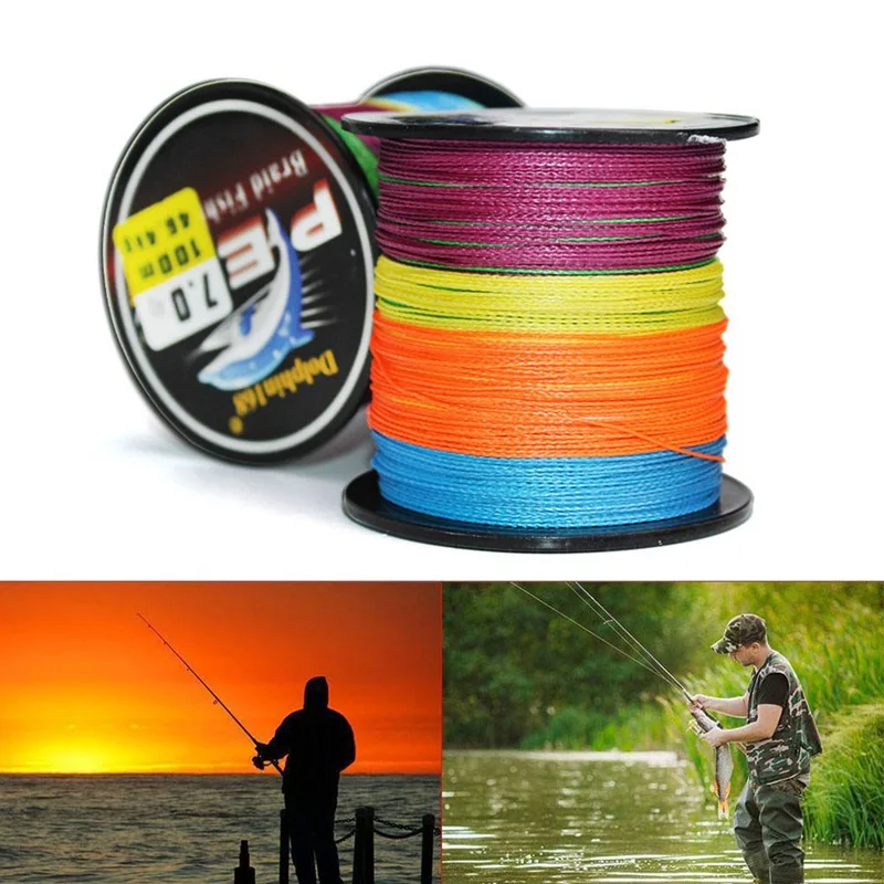 100 Meters Fishing Lines 4 Strands Braided PE Wire Fish Accessories Super Strong Multifilament PE Braided Fishing Line
100 Meters Fishing Lines 4 Strands Braided PE Wire Fish Accessories Super Strong Multifilament PE Braided Fishing Line