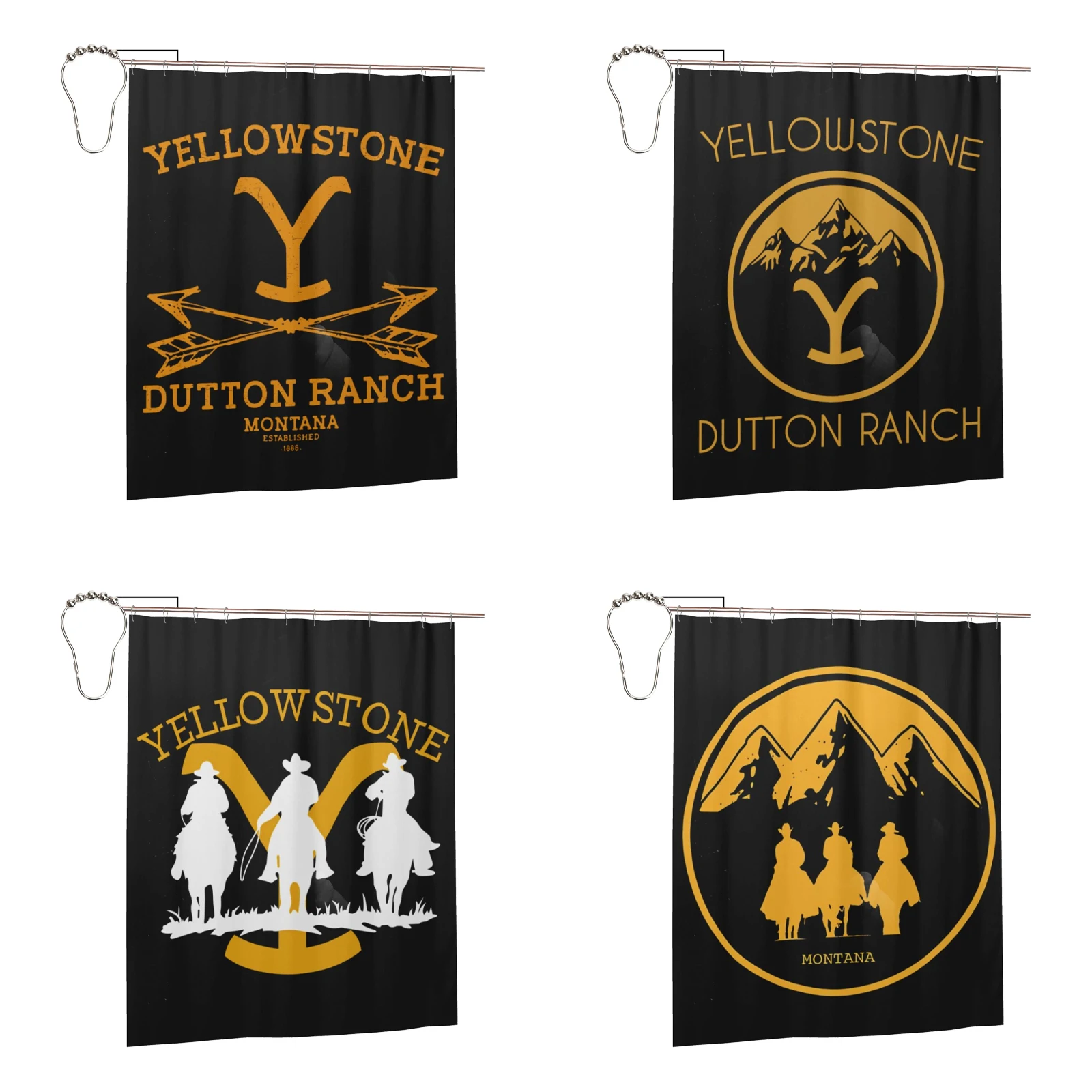 Yellowstone Shower Curtain for Bathroom Bathtub Fabric Curtains Decoration Waterproof Durable with Hooks
Yellowstone Shower Curtain for Bathroom Bathtub Fabric Curtains Decoration Waterproof Durable with Hooks