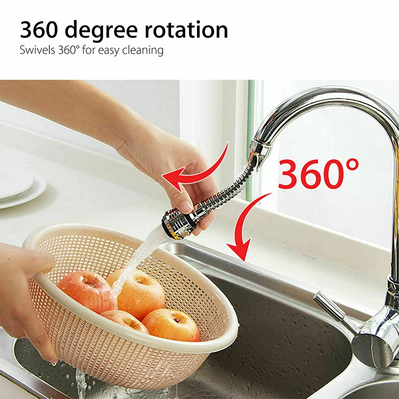 Stainless Steel 360 Rotary Filter Nozzle For Faucet Save Water Prevent Splashing Kitchen Accessories Durable Home Faucet Extende
Stainless Steel 360 Rotary Filter Nozzle For Faucet Save Water Prevent Splashing Kitchen Accessories Durable Home Faucet Extende