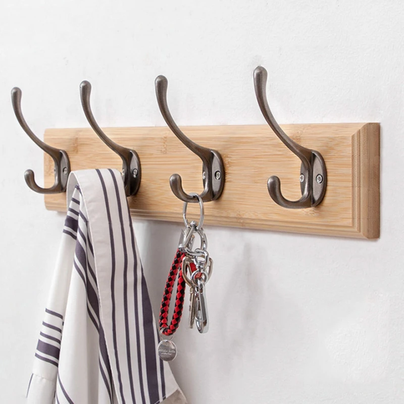 1Pc Nordic Bamboo Wall-mounted Coat Hook Rack Hallway Bathroom Door Hat Clothes Hanger
1Pc Nordic Bamboo Wall-mounted Coat Hook Rack Hallway Bathroom Door Hat Clothes Hanger