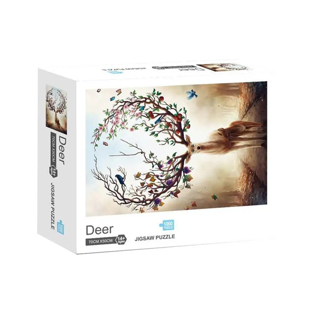 3d Puzzle 1000 Pieces Jigsaw Puzzles Baby Toys For Adults Kids Deer Early Education Toys Pressure Relief Rompecabezas
3d Puzzle 1000 Pieces Jigsaw Puzzles Baby Toys For Adults Kids Deer Early Education Toys Pressure Relief Rompecabezas