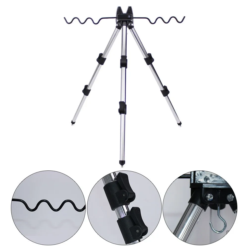 Fishing Rod Holder Aluminum Alloy Telescopic Fishing Rods Holder Portable Collapsible Tripod Stand Stable Fishing Pole Bracket
Fishing Rod Holder Aluminum Alloy Telescopic Fishing Rods Holder Portable Collapsible Tripod Stand Stable Fishing Pole Bracket