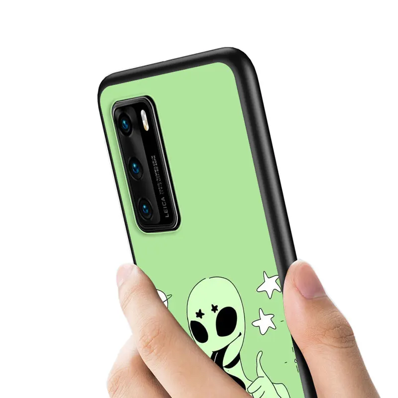 Cartoon Space Alien for Huawei P40 P30 P20 P10 Pro Lite E Plus 4G 5G P9 P8 Lite P Smart Z S Plus Soft Black Phone Case
Cartoon Space Alien for Huawei P40 P30 P20 P10 Pro Lite E Plus 4G 5G P9 P8 Lite P Smart Z S Plus Soft Black Phone Case