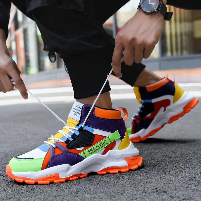 New Fashion Shoes For Men Casual High Top Chunky Sneakers Mens Trainers Tendencia 2022 Breathable Designer Zapatillas De Hombre
New Fashion Shoes For Men Casual High Top Chunky Sneakers Mens Trainers Tendencia 2022 Breathable Designer Zapatillas De Hombre