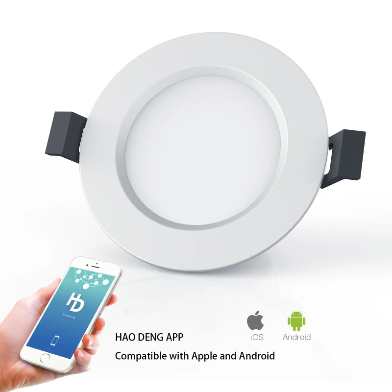 BT 5W RGB Ceiling Round Downlight US Standard Dimmable Downlight Whole House Lighting APP Control Timing Smart Light Smart Home
BT 5W RGB Ceiling Round Downlight US Standard Dimmable Downlight Whole House Lighting APP Control Timing Smart Light Smart Home