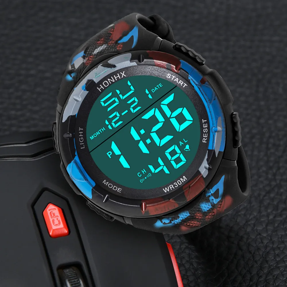 Men Sport Digital Watch Waterproof Digital Led Watch Male Wrist Watches Montre Homme Relogio Masculino Electronic Watch
Men Sport Digital Watch Waterproof Digital Led Watch Male Wrist Watches Montre Homme Relogio Masculino Electronic Watch