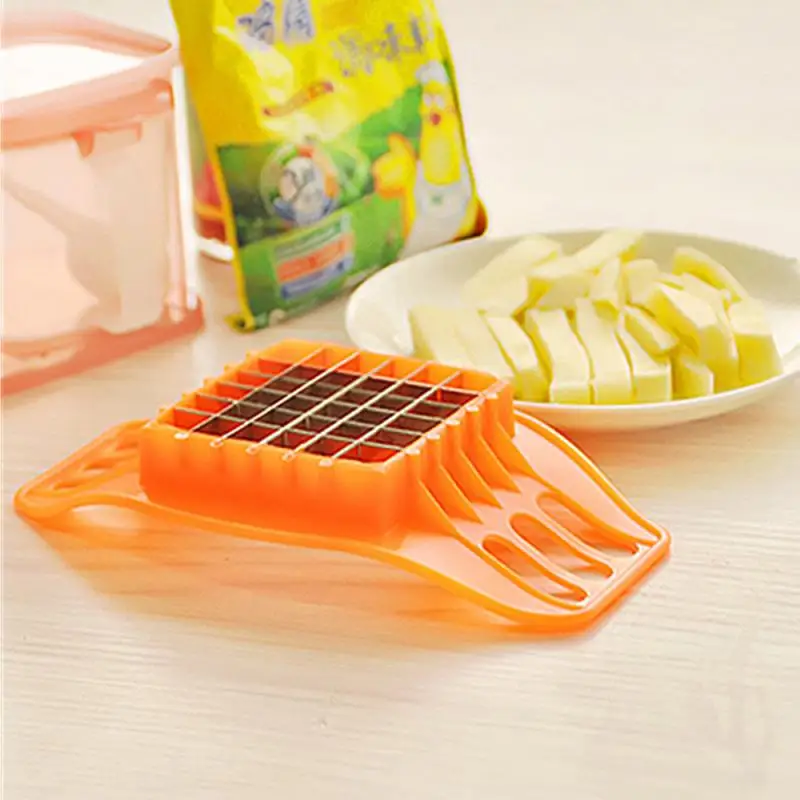 1PC Stainless Steel Potato Cut Cutter Potatoes Cutting Device Manual Vegetable Fruit Cutter Carrot Slicer Fries Kitchen Supplies
1PC Stainless Steel Potato Cut Cutter Potatoes Cutting Device Manual Vegetable Fruit Cutter Carrot Slicer Fries Kitchen Supplies