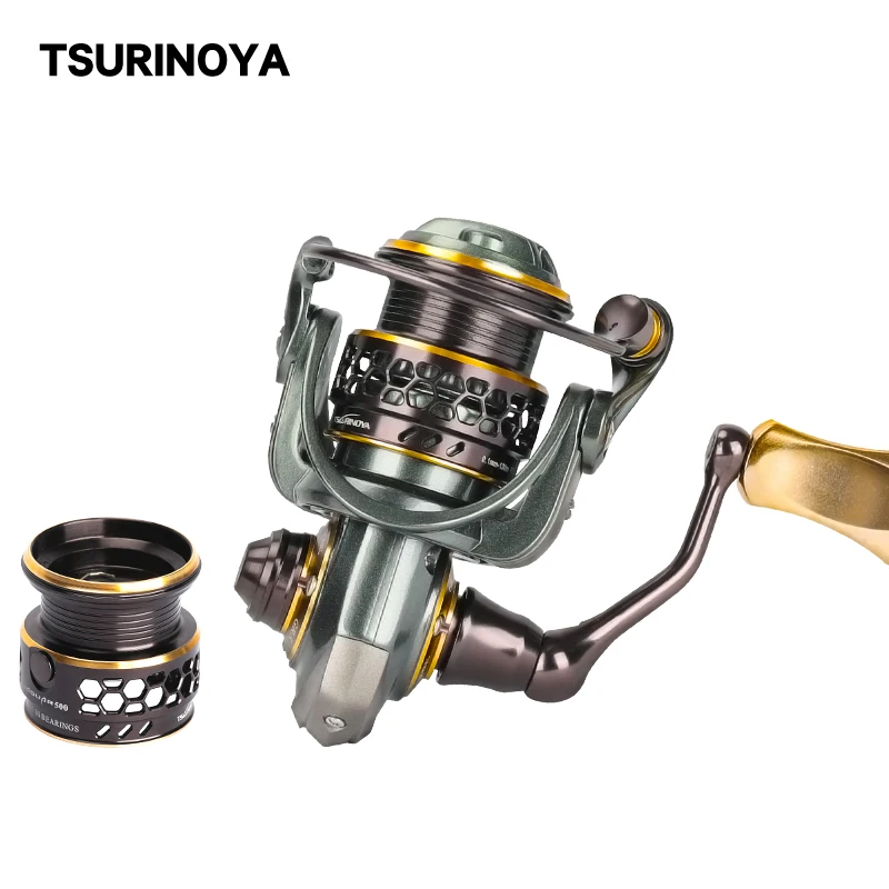 Спиннинговая Рыболовная катушка Tsurinoya Jaguar 500, двойная шпуля 9 + 1 шарикоподшипник 5,2: 1, сверхлегкая Рыболовная катушка для соленой воды, колеса...
Спиннинговая Рыболовная катушка Tsurinoya Jaguar 500, двойная шпуля 9 + 1 шарикоподшипник 5,2: 1, сверхлегкая Рыболовная катушка для соленой воды, колеса...