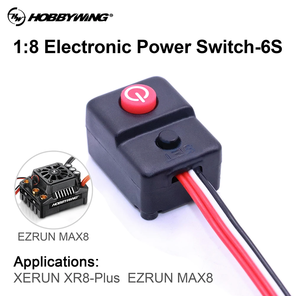 Hobbywing ESC Switch for XERUN XR8-Plus EZRUN MAX8 Brushless ESC Waterproof Electric Part
Hobbywing ESC Switch for XERUN XR8-Plus EZRUN MAX8 Brushless ESC Waterproof Electric Part