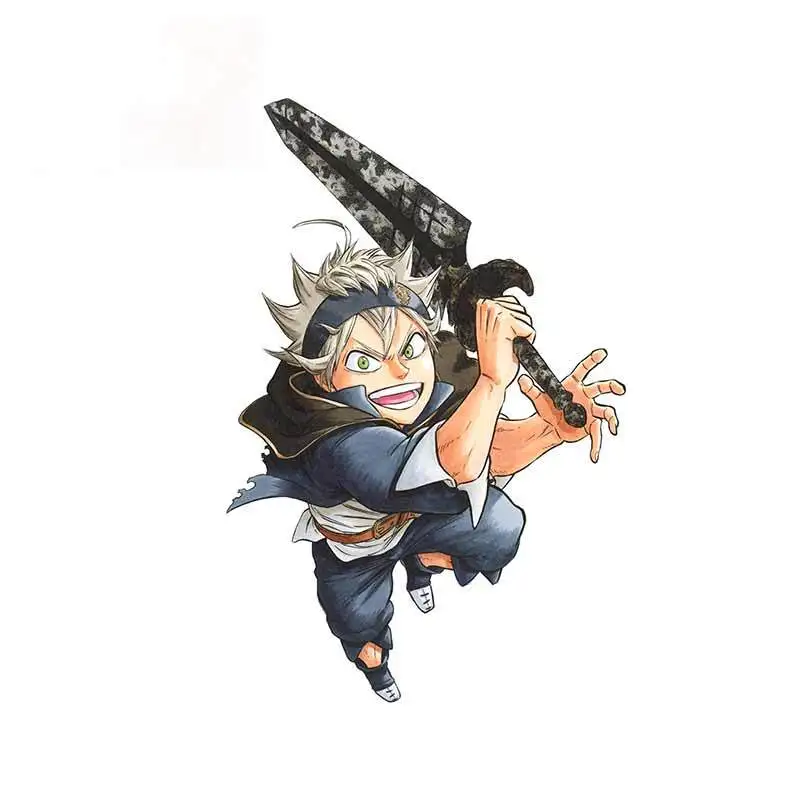 Personality Black Clover Asta Anime Bumper Car Stickers Waterproof Cartoon Personality Occlusion Scratch Decal Apply To Car Door
Personality Black Clover Asta Anime Bumper Car Stickers Waterproof Cartoon Personality Occlusion Scratch Decal Apply To Car Door