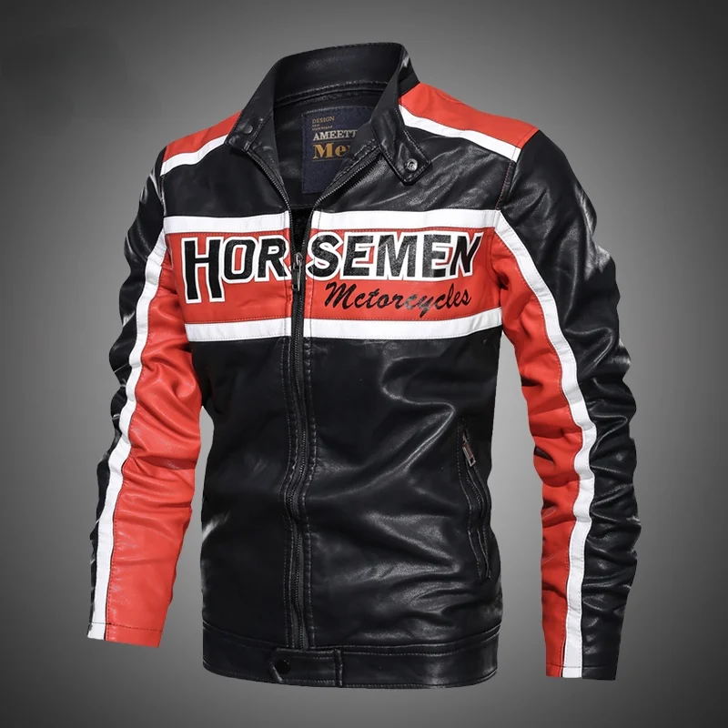 Men Outfit Fashion Biker Zipper Pocket Design PU Leather Jacket Men New Motorcycle Jacket Causal Vintage Leather Jacket Coat
Men Outfit Fashion Biker Zipper Pocket Design PU Leather Jacket Men New Motorcycle Jacket Causal Vintage Leather Jacket Coat