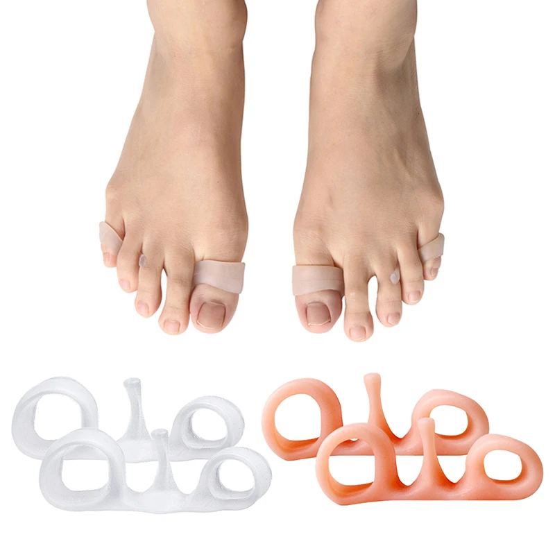Newest 1 Pair Toe Separators Elastic Bunion Corrector Straighteners Toe Spacers Relief Hallux Valgus Foot Correct Tools
Newest 1 Pair Toe Separators Elastic Bunion Corrector Straighteners Toe Spacers Relief Hallux Valgus Foot Correct Tools