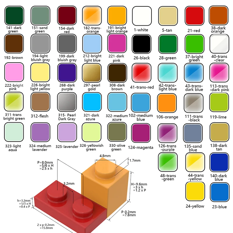 MOC Bricks 4738a 2x4 Treasure Chest for Building Blocks Parts DIY Construction Christmas Gift Toys
MOC Bricks 4738a 2x4 Treasure Chest for Building Blocks Parts DIY Construction Christmas Gift Toys