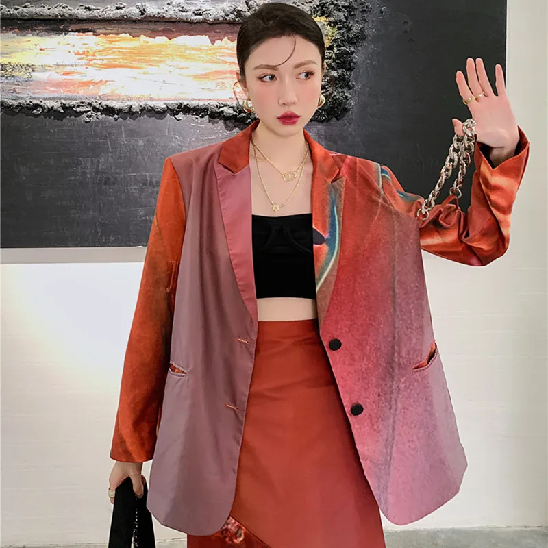 Designed Gradational Women Spring Autumn Fashion Loose Elegant Coat Female Slim Skirt Ladies Casual High Street Skirt Set ML411
Designed Gradational Women Spring Autumn Fashion Loose Elegant Coat Female Slim Skirt Ladies Casual High Street Skirt Set ML411