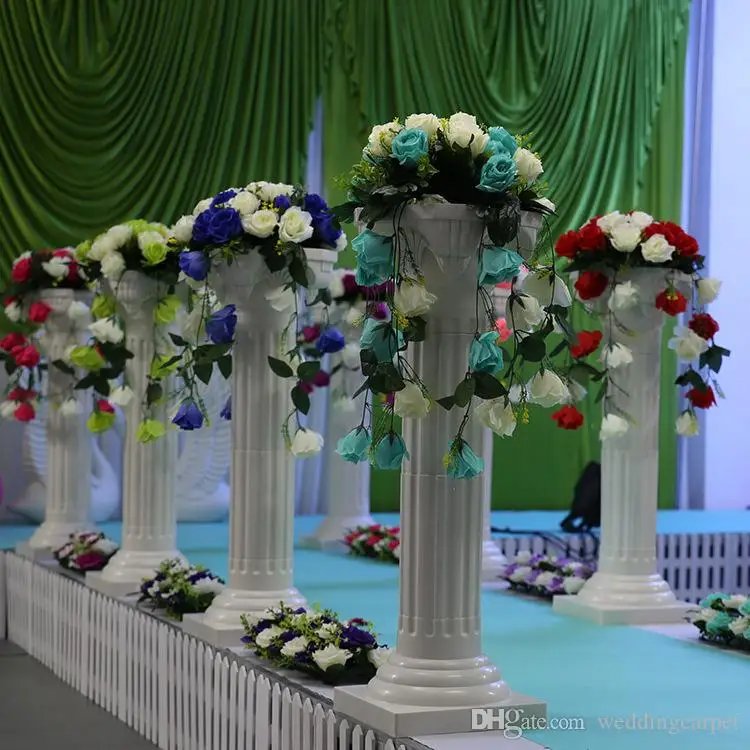 New 89cm (35 Inch) Height Roman Road Lead Rome Plastic Column Style With Flower And Flower Pot For Wedding Mall Open
New 89cm (35 Inch) Height Roman Road Lead Rome Plastic Column Style With Flower And Flower Pot For Wedding Mall Open