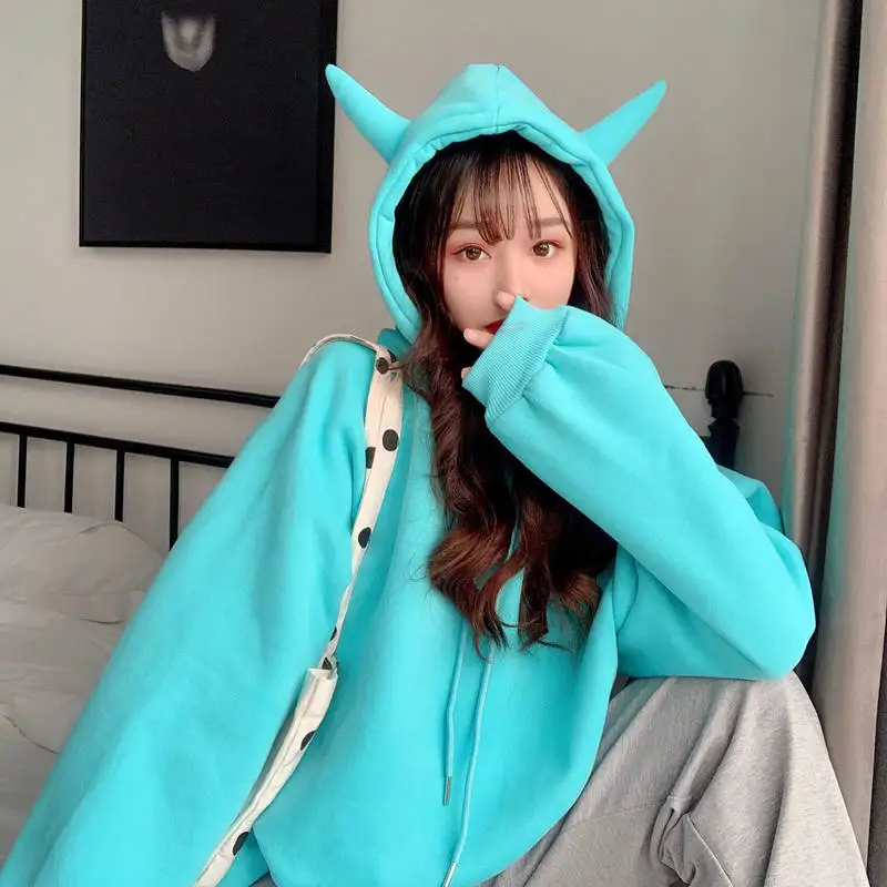 New Cartoon Cute Women Hoodies Autumn Winter Fleece Sweatershirt Candy Color Girls Hoody Korean Sweet Loose Outwear Chic
New Cartoon Cute Women Hoodies Autumn Winter Fleece Sweatershirt Candy Color Girls Hoody Korean Sweet Loose Outwear Chic