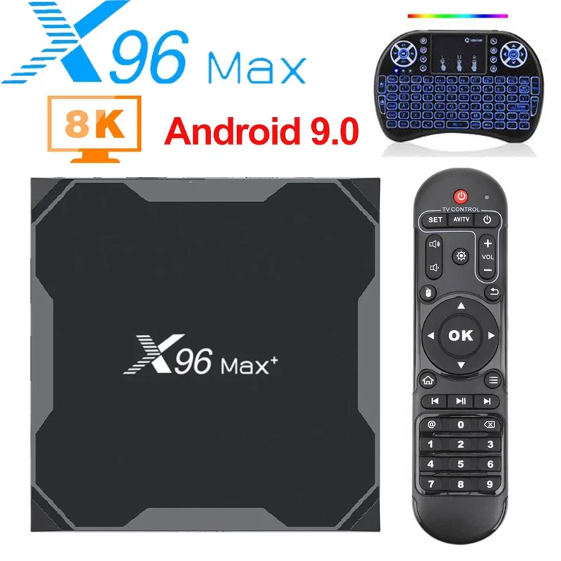 Приставка Смарт-ТВ X96 Max Plus, Android 9, 4 + 64/32 ГБ, 4 ядра, Amlogic S905X3, Wi-Fi
Приставка Смарт-ТВ X96 Max Plus, Android 9, 4 + 64/32 ГБ, 4 ядра, Amlogic S905X3, Wi-Fi