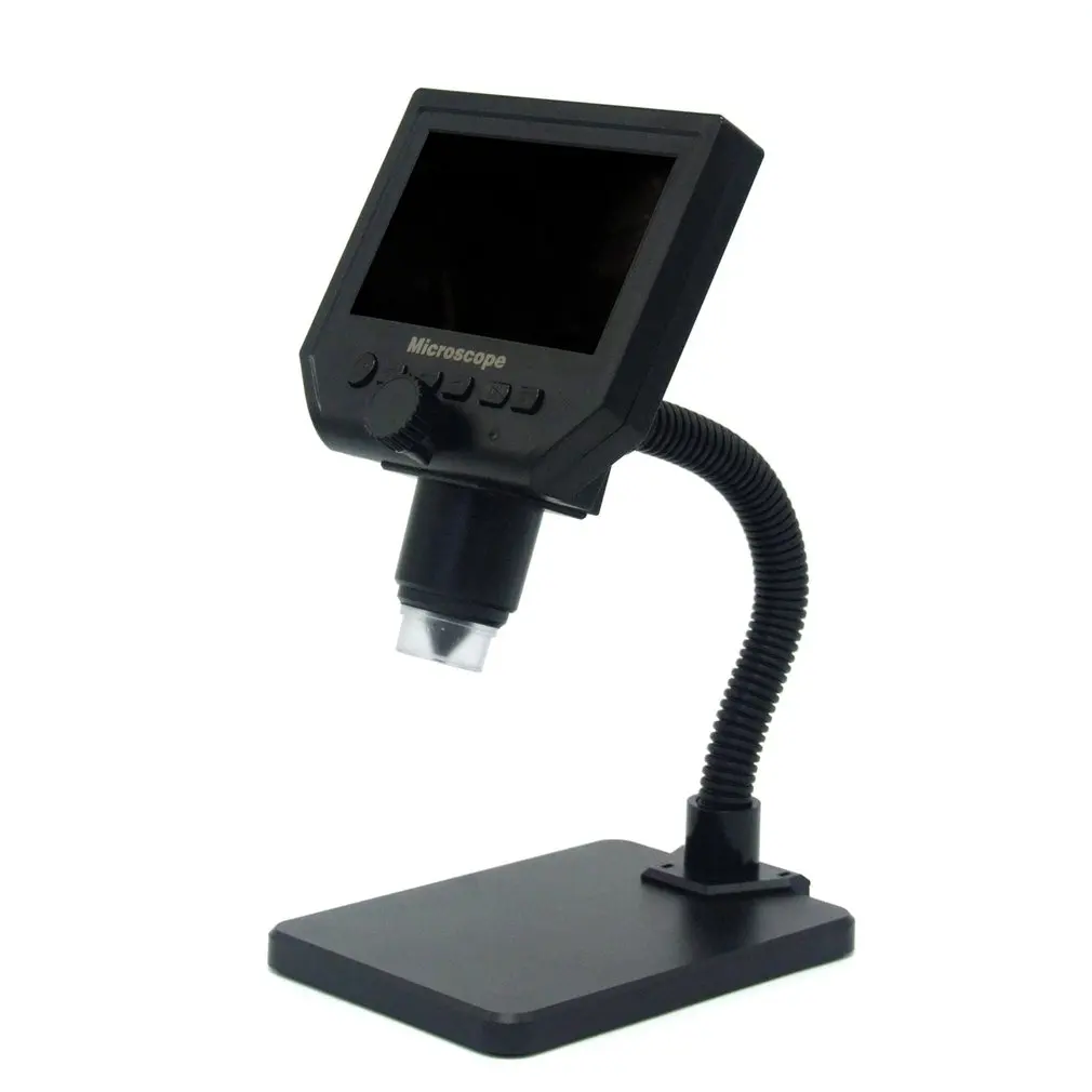 600X Electronic Digital Microscope Video Microscope 4.3 Inch HD LCD Soldering Microscope Metal Stand
600X Electronic Digital Microscope Video Microscope 4.3 Inch HD LCD Soldering Microscope Metal Stand