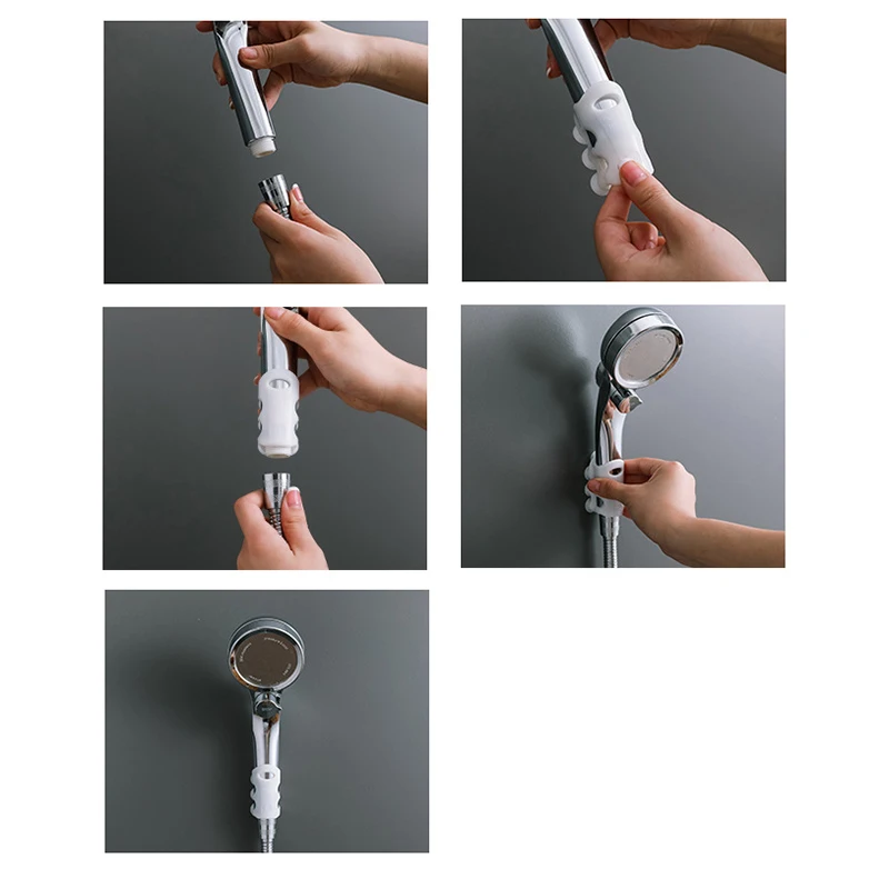 Bathroom Shower Head Holder Rack Shelf Wall Mount Suction Cup Brackets Wall Mounted Shower Holder Punch-Free 360Rotation
Bathroom Shower Head Holder Rack Shelf Wall Mount Suction Cup Brackets Wall Mounted Shower Holder Punch-Free 360Rotation