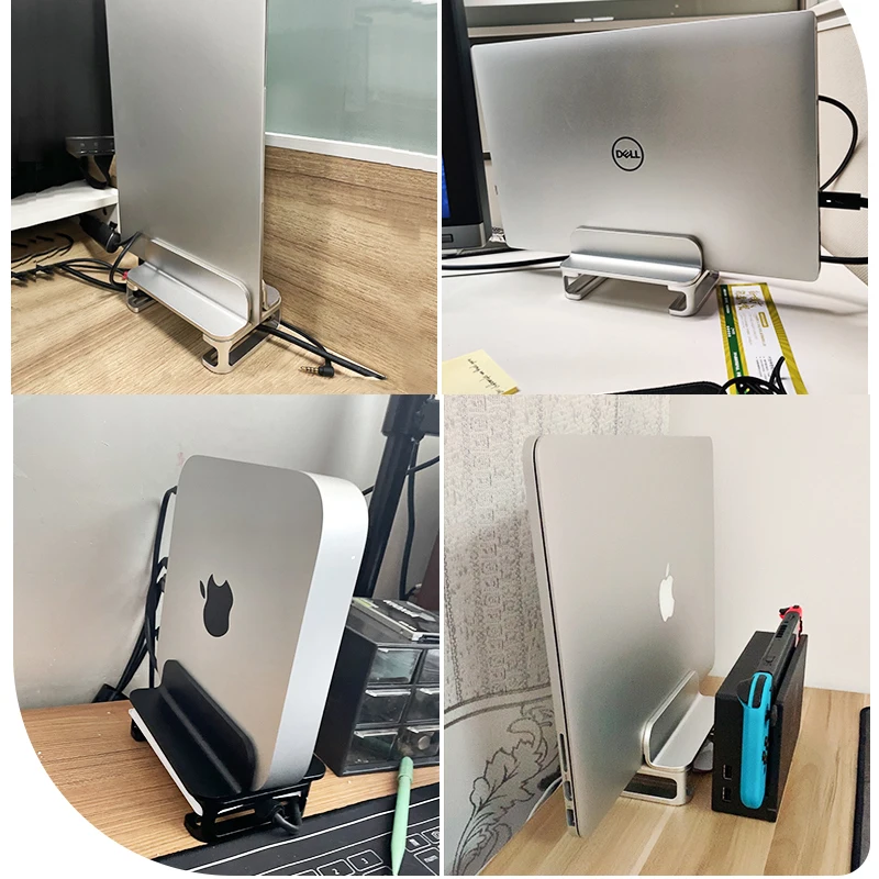 Vertical Adjustable Laptop Stand Aluminium Single/Double Notebook Mount Support Base Holder For MacBook Pro Air Accessory 2021
Vertical Adjustable Laptop Stand Aluminium Single/Double Notebook Mount Support Base Holder For MacBook Pro Air Accessory 2021