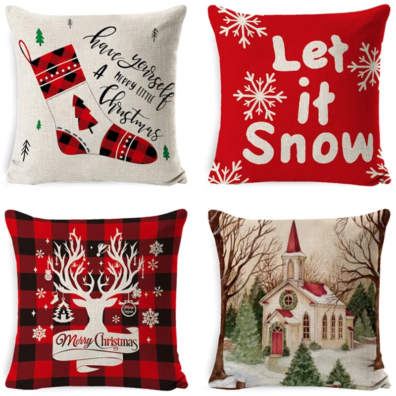 45x45CM Christmas Pillow Case Christmas Party Home Decor Cushion Cover Sofa Christmas Pillow Cover Customizable New arrival
45x45CM Christmas Pillow Case Christmas Party Home Decor Cushion Cover Sofa Christmas Pillow Cover Customizable New arrival
