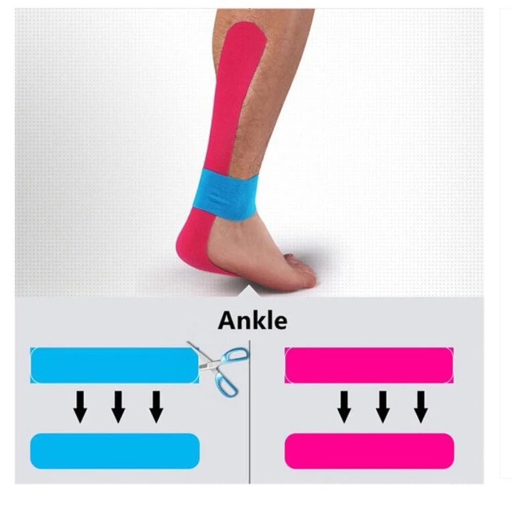 Athletic Muscle Sticker Kinesiology Tape Elastic Adhesive Muscle Bandage Care Physio Strain Injury Support 5cmX5m C
Athletic Muscle Sticker Kinesiology Tape Elastic Adhesive Muscle Bandage Care Physio Strain Injury Support 5cmX5m C
