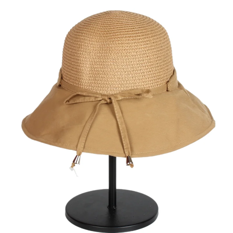 New Fashion Spring Summer Autumn Women Lady Sunshade Straw Caps Beach Bucket Hat With Bowknot
New Fashion Spring Summer Autumn Women Lady Sunshade Straw Caps Beach Bucket Hat With Bowknot