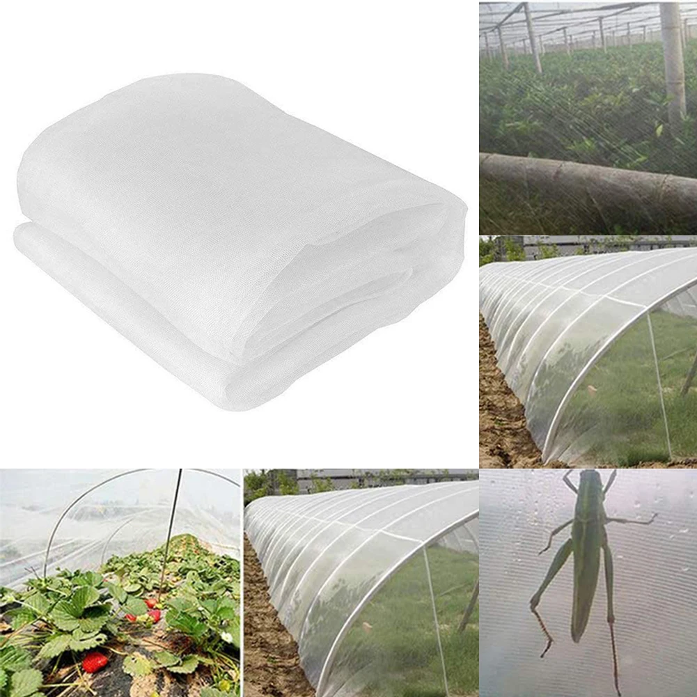 Garden Insect Nets Protective Fine Mesh Greenhouse Antibird Mosquito Plants Vegetables Fruits Crops 10*2.5M
Garden Insect Nets Protective Fine Mesh Greenhouse Antibird Mosquito Plants Vegetables Fruits Crops 10*2.5M
