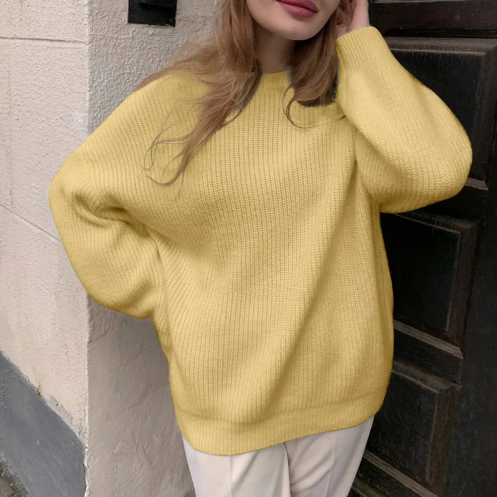 Women Oversize Vintage Casual Solid Long Sleeve Knitted Sweater French Style Lantern Sleeve Soft Jumper Pullover Blouse Tops
Women Oversize Vintage Casual Solid Long Sleeve Knitted Sweater French Style Lantern Sleeve Soft Jumper Pullover Blouse Tops
