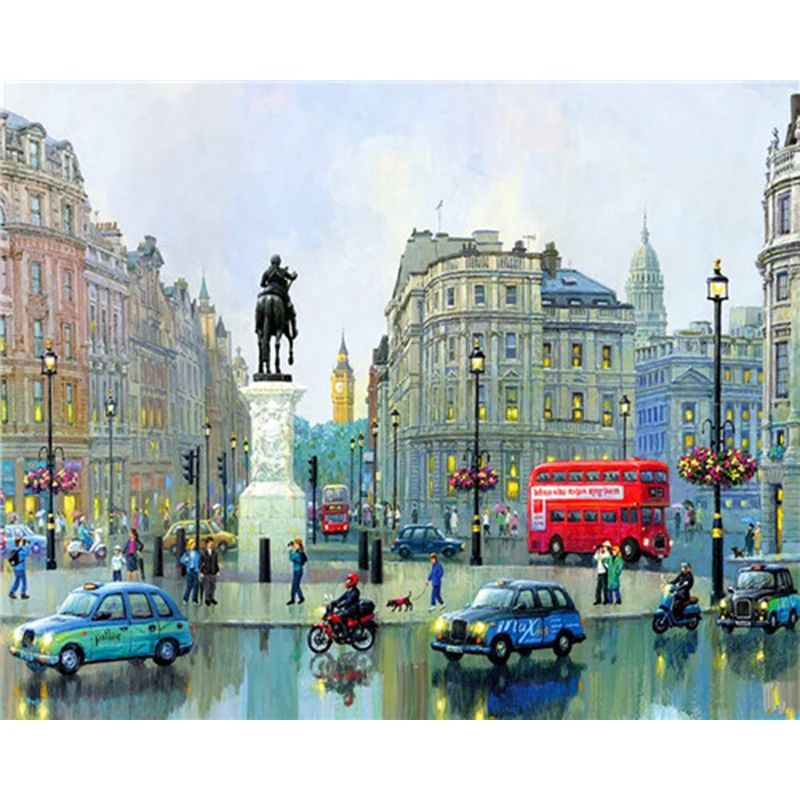 DIY Painting By Numbers Square Cars Kit Oil Picture By Numbers Landscape Wall Art Acrylic Paintings On Canvas Home Decoration 
DIY Painting By Numbers Square Cars Kit Oil Picture By Numbers Landscape Wall Art Acrylic Paintings On Canvas Home Decoration