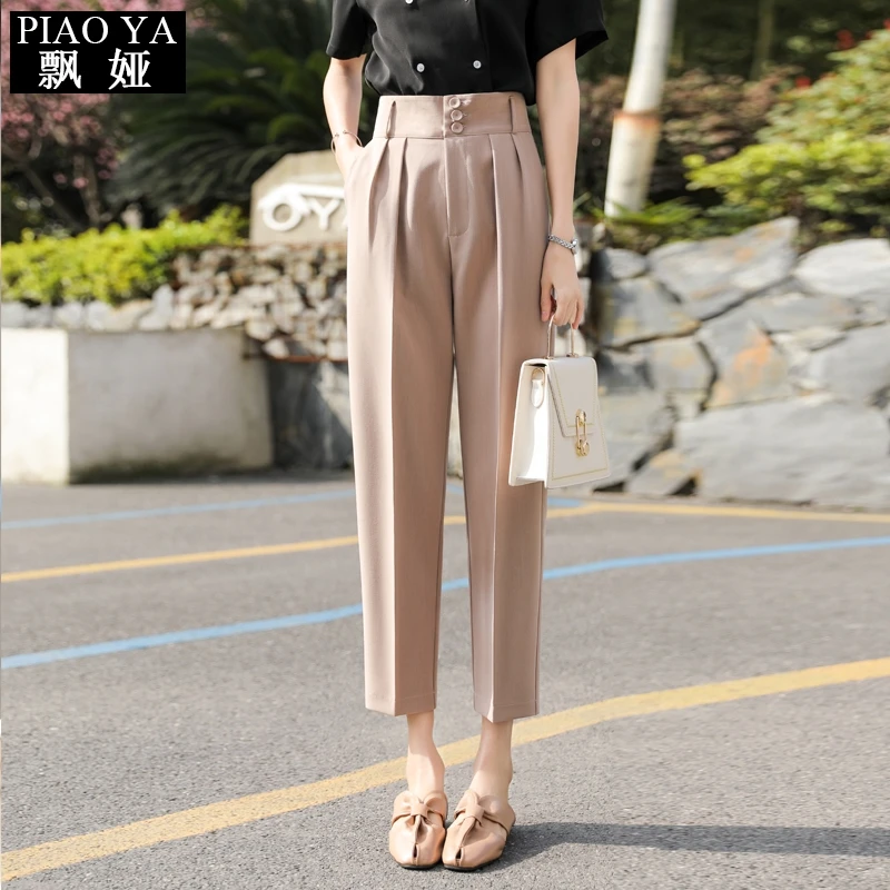 YOSICIL Office lady casual spring solid pencil pants women Fashion female basic trousers Elegant drape zipper bottom button 2021
YOSICIL Office lady casual spring solid pencil pants women Fashion female basic trousers Elegant drape zipper bottom button 2021